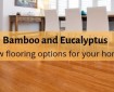 Bamboo and Eucalyptus flooring options