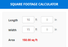 square footage calculator