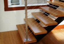bamboo flooring on stairs