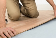 glue down bamboo floor over concrete subfloor