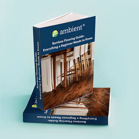 One book on top of another titled Bamboo Flooring Guide