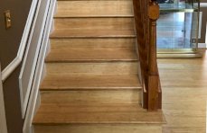 Natural Wide Plank Solid Bamboo Flooring
