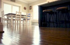 Carbonized Antiqued Bamboo Floor