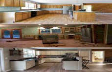 Tahoe Handscraped Grey Bamboo Floor