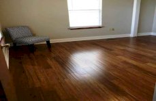 Carbonized Antiqued Bamboo Floor