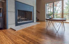 Carbonized Antiqued Bamboo Floor