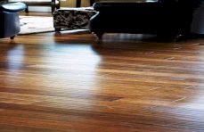 Carbonized Antiqued Bamboo Floor