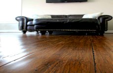 Carbonized Antiqued Bamboo Floor