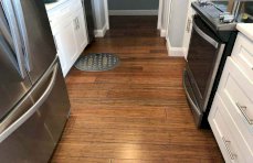 Carbonized Antiqued Bamboo Floor