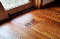 Carbonized Antiqued Bamboo Floor