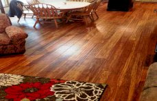 Carbonized Antiqued Bamboo Floor