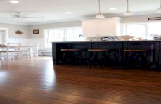 Carbonized Antiqued Bamboo Floor