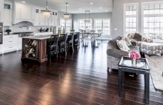 Coffee Handscraped Bamboo Flooring