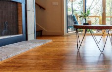 Carbonized Antiqued Bamboo Floor 