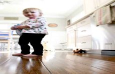 Carbonized Antiqued Bamboo Floor
