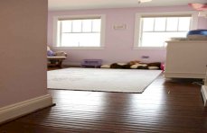 Carbonized Antiqued Bamboo Floor