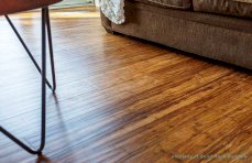 Carbonized Antiqued Bamboo Floor