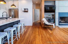 Carbonized Antiqued Bamboo Floor
