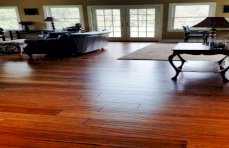 Carbonized Antiqued Bamboo Floor