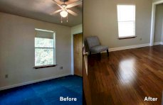 Carbonized Antiqued Bamboo Floor