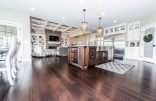 Coffee Handscraped Bamboo Flooring