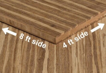 strand tiger unfinished bamboo plywood