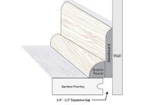 bamboo wall base baseboard diagram