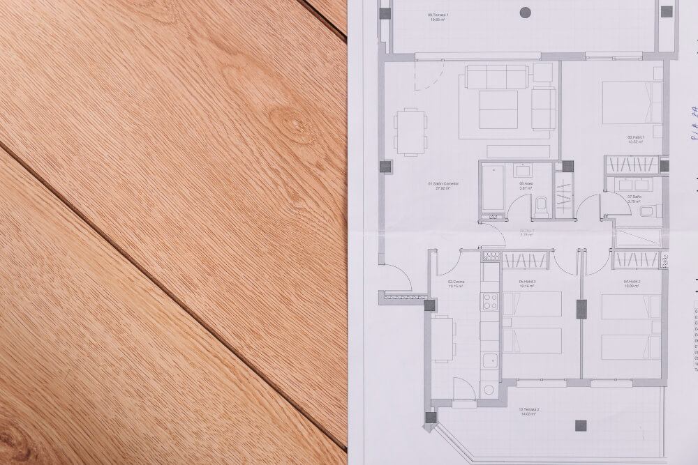 laying flooring