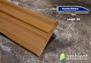 Carbonized Vertical 1/2 in thick Decorative Bamboo Baseboard