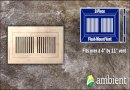 Tahoe Distressed Flush Mount 4x11 Bamboo Vent Grill