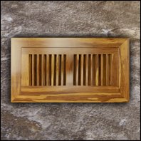 Register Vent Flush Mount Bamboo4x10 Tiger T