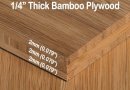 1/4 inch Carbonized Vertical Unfinished Bamboo Plywood