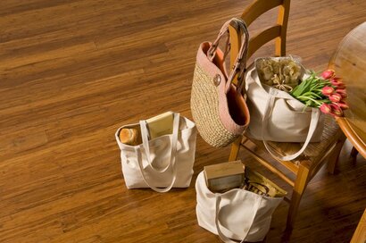 Carbonized Strand Bamboo flooring room scene